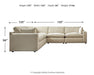 Elyza Sectional - World Furniture Gallery (Newark, CA)