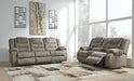 McCade Reclining Loveseat with Console - World Furniture Gallery (Newark, CA)