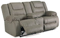 McCade Reclining Loveseat with Console - World Furniture Gallery (Newark, CA)