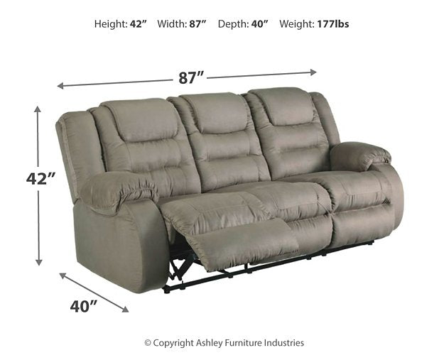 McCade Reclining Sofa - World Furniture Gallery (Newark, CA)