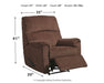 Nerviano Recliner - World Furniture Gallery (Newark, CA)