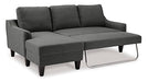 Jarreau Sofa Chaise Sleeper - World Furniture Gallery (Newark, CA)