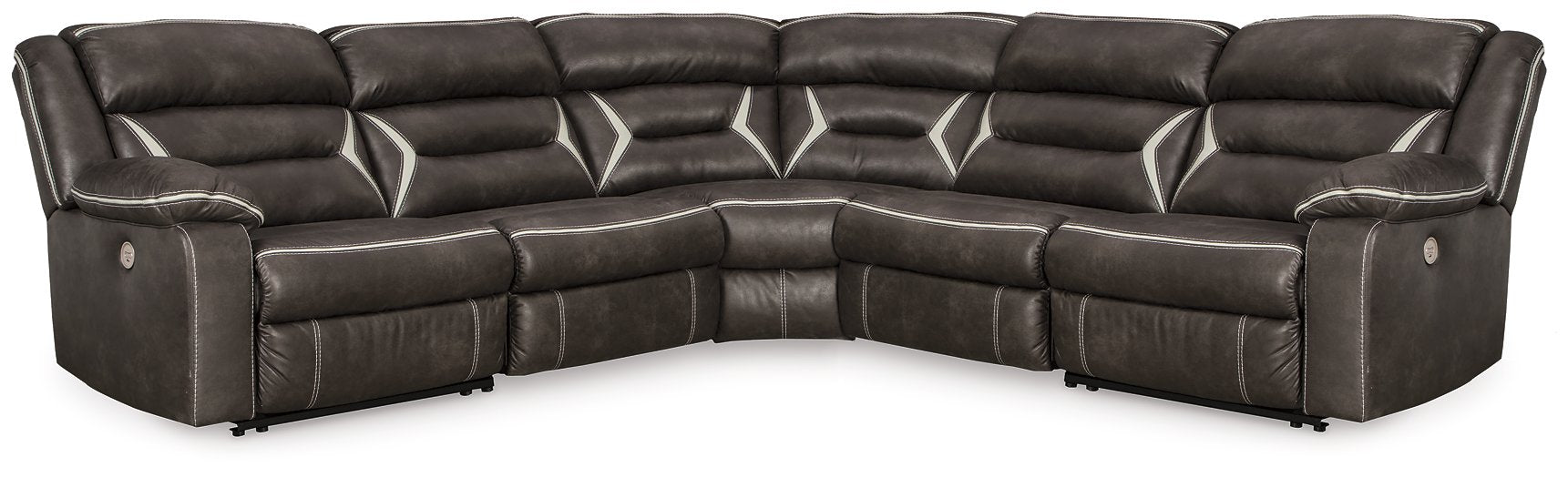 Kincord Power Reclining Sectional - World Furniture Gallery (Newark, CA)