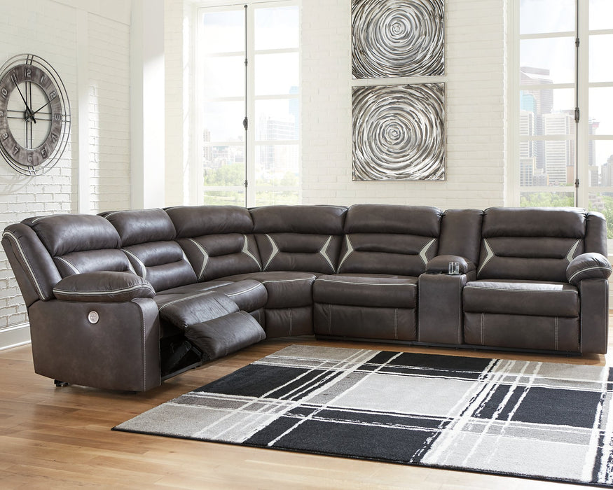 Kincord Power Reclining Sectional - World Furniture Gallery (Newark, CA)