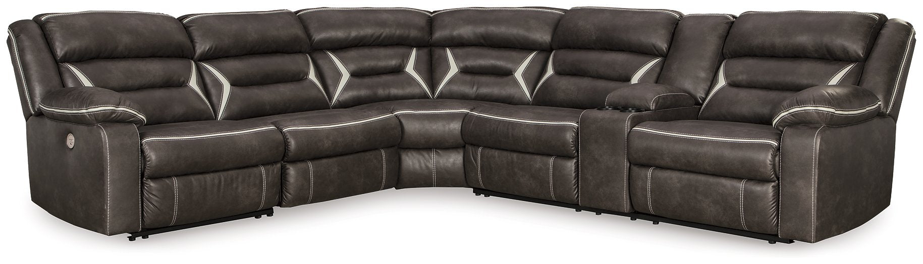 Kincord Power Reclining Sectional - World Furniture Gallery (Newark, CA)