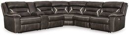 Kincord Power Reclining Sectional - World Furniture Gallery (Newark, CA)