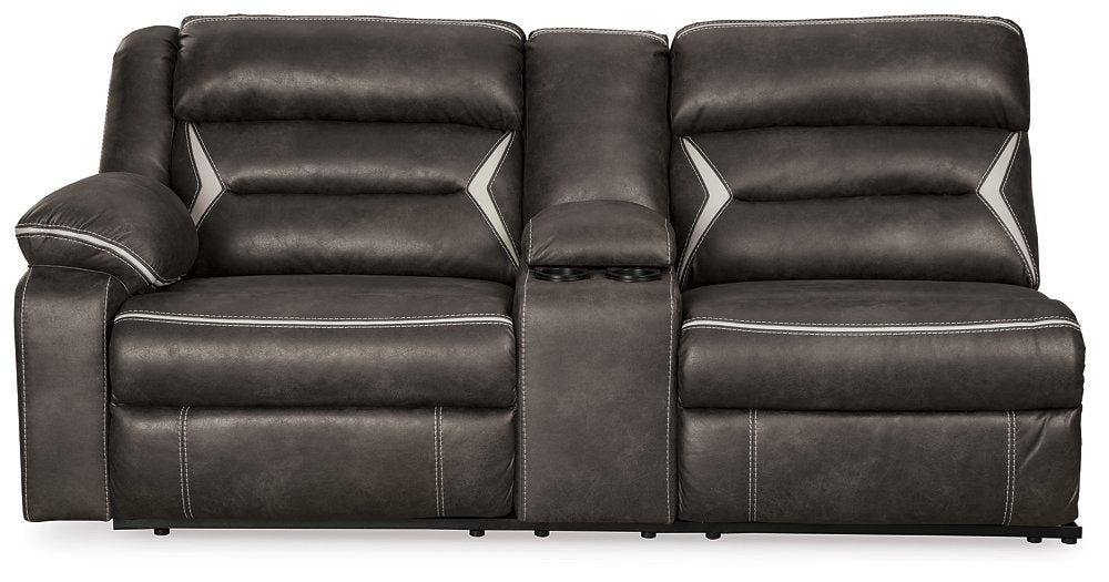 Kincord Power Reclining Sectional - World Furniture Gallery (Newark, CA)