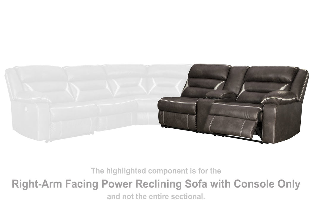 Kincord Power Reclining Sectional - World Furniture Gallery (Newark, CA)