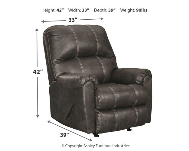 Kincord Recliner - World Furniture Gallery (Newark, CA)