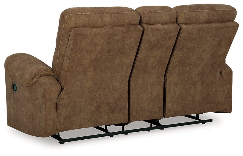 Edenwold Reclining Loveseat with Console - World Furniture Gallery (Newark, CA)