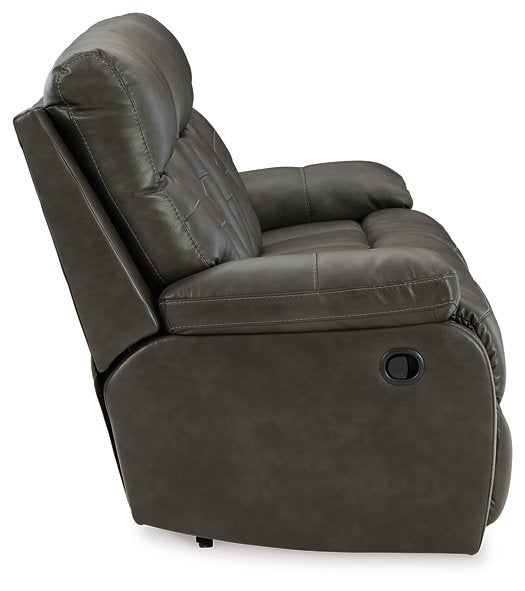 Willamen Reclining Sofa with Drop Down Table - World Furniture Gallery (Newark, CA)