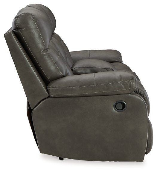 Willamen Reclining Loveseat with Console - World Furniture Gallery (Newark, CA)