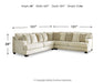 Rawcliffe Sectional - World Furniture Gallery (Newark, CA)