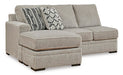 Calnita 2-Piece Sectional with Chaise - World Furniture Gallery (Newark, CA)