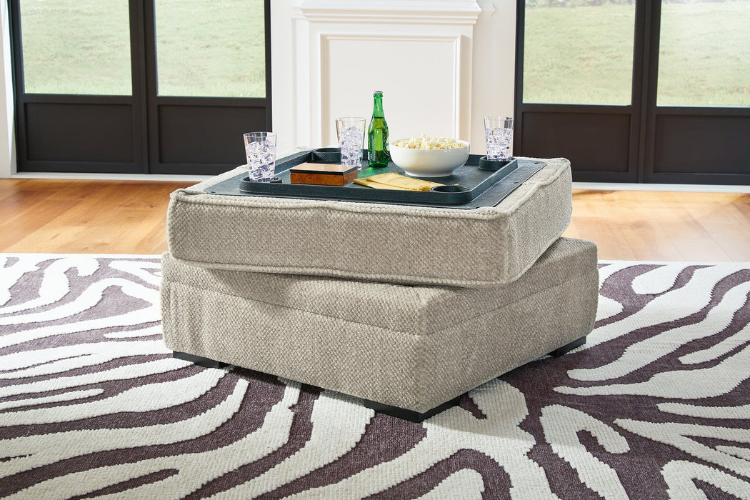 Calnita Ottoman With Storage - World Furniture Gallery (Newark, CA)