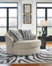 Calnita Oversized Swivel Accent Chair - World Furniture Gallery (Newark, CA)