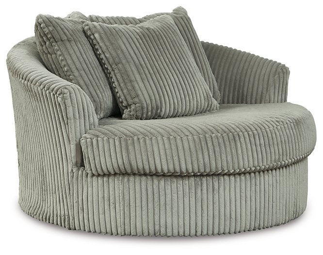 Lindyn Oversized Swivel Accent Chair - World Furniture Gallery (Newark, CA)