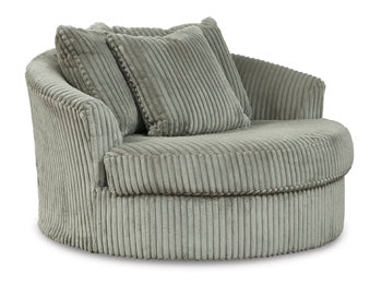 Lindyn Oversized Swivel Accent Chair - World Furniture Gallery (Newark, CA)