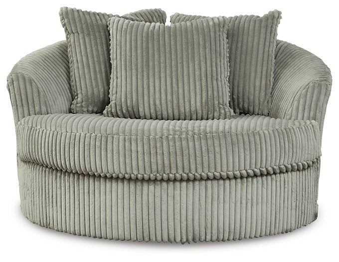 Lindyn Oversized Swivel Accent Chair - World Furniture Gallery (Newark, CA)