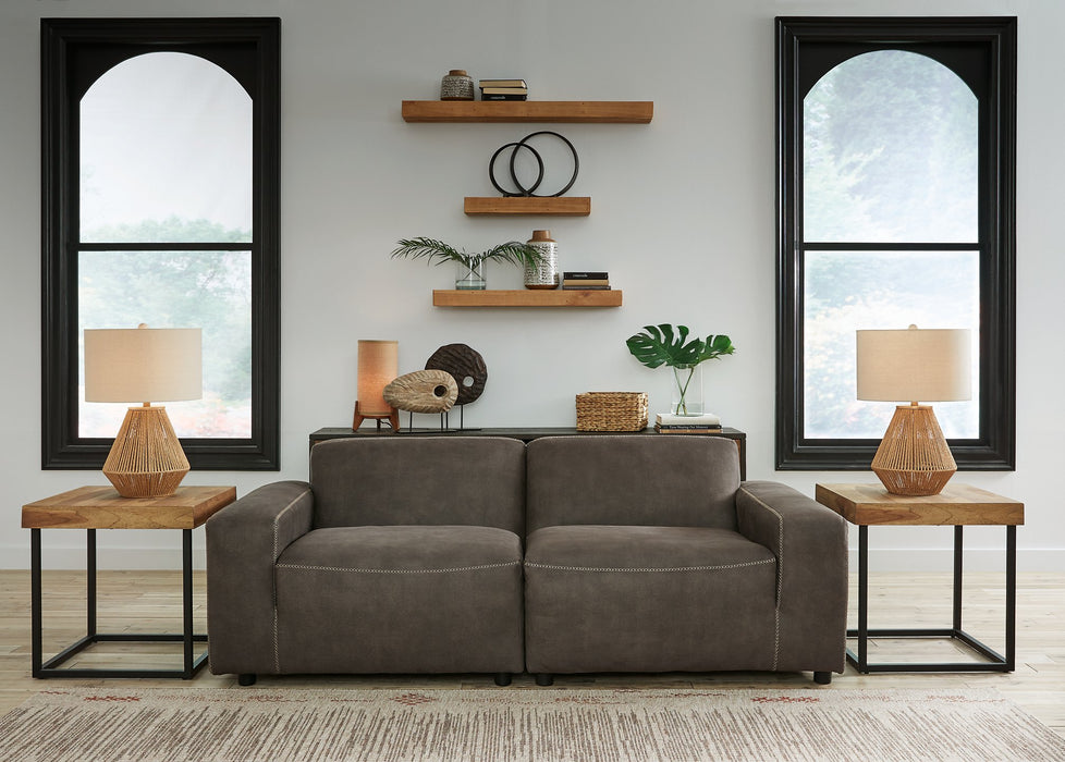 Allena 2-Piece Sectional Loveseat - World Furniture Gallery (Newark, CA)