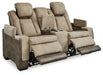 Next-Gen DuraPella Power Reclining Loveseat with Console - World Furniture Gallery (Newark, CA)