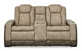 Next-Gen DuraPella Power Reclining Loveseat with Console - World Furniture Gallery (Newark, CA)