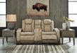 Next-Gen DuraPella Power Reclining Loveseat with Console - World Furniture Gallery (Newark, CA)