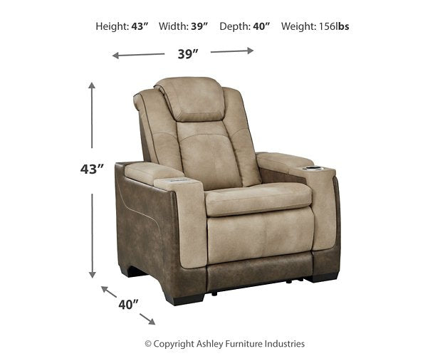 Next-Gen DuraPella Power Recliner - World Furniture Gallery (Newark, CA)