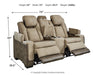 Next-Gen DuraPella Power Reclining Loveseat with Console - World Furniture Gallery (Newark, CA)