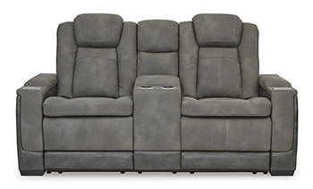 Next-Gen DuraPella Power Reclining Loveseat with Console - World Furniture Gallery (Newark, CA)