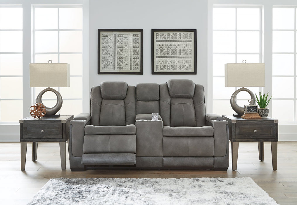 Next-Gen DuraPella Power Reclining Loveseat with Console - World Furniture Gallery (Newark, CA)