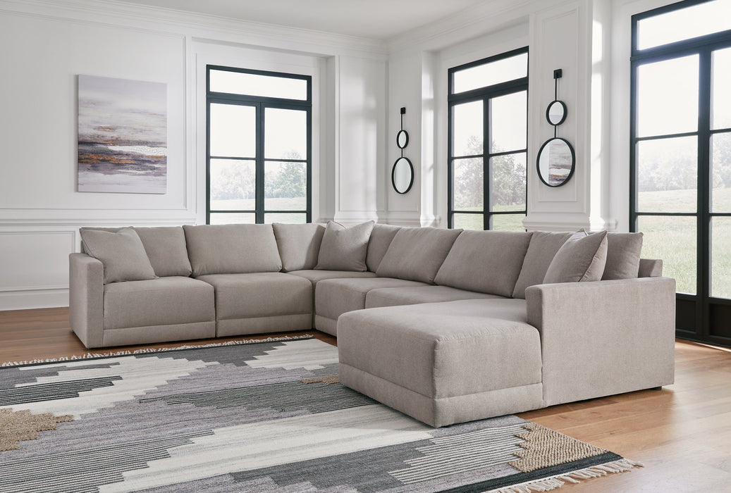 Katany Sectional with Chaise - World Furniture Gallery (Newark, CA)