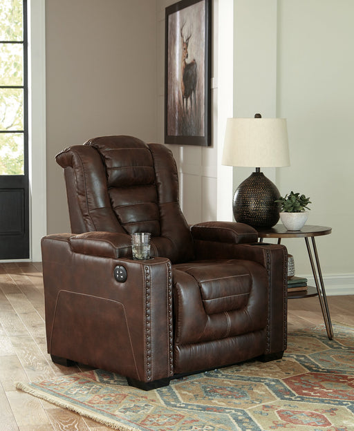 Owner's Box Power Recliner - World Furniture Gallery (Newark, CA)