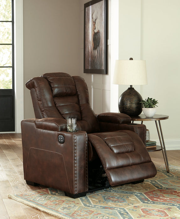 Owner's Box Power Recliner - World Furniture Gallery (Newark, CA)