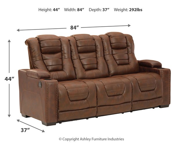 Owner's Box Power Reclining Sofa - World Furniture Gallery (Newark, CA)