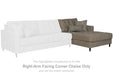 Flintshire 2-Piece Sectional with Chaise - World Furniture Gallery (Newark, CA)