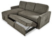 Kerle 2-Piece Sectional with Pop Up Bed - World Furniture Gallery (Newark, CA)