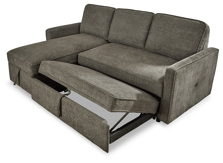 Kerle 2-Piece Sectional with Pop Up Bed - World Furniture Gallery (Newark, CA)