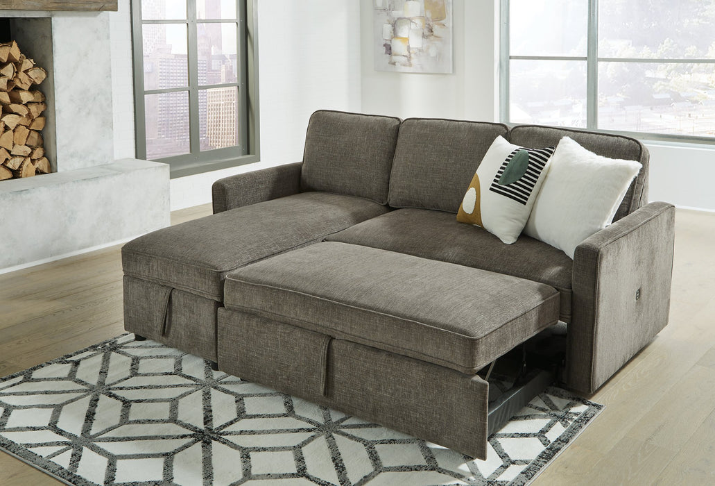 Kerle 2-Piece Sectional with Pop Up Bed - World Furniture Gallery (Newark, CA)