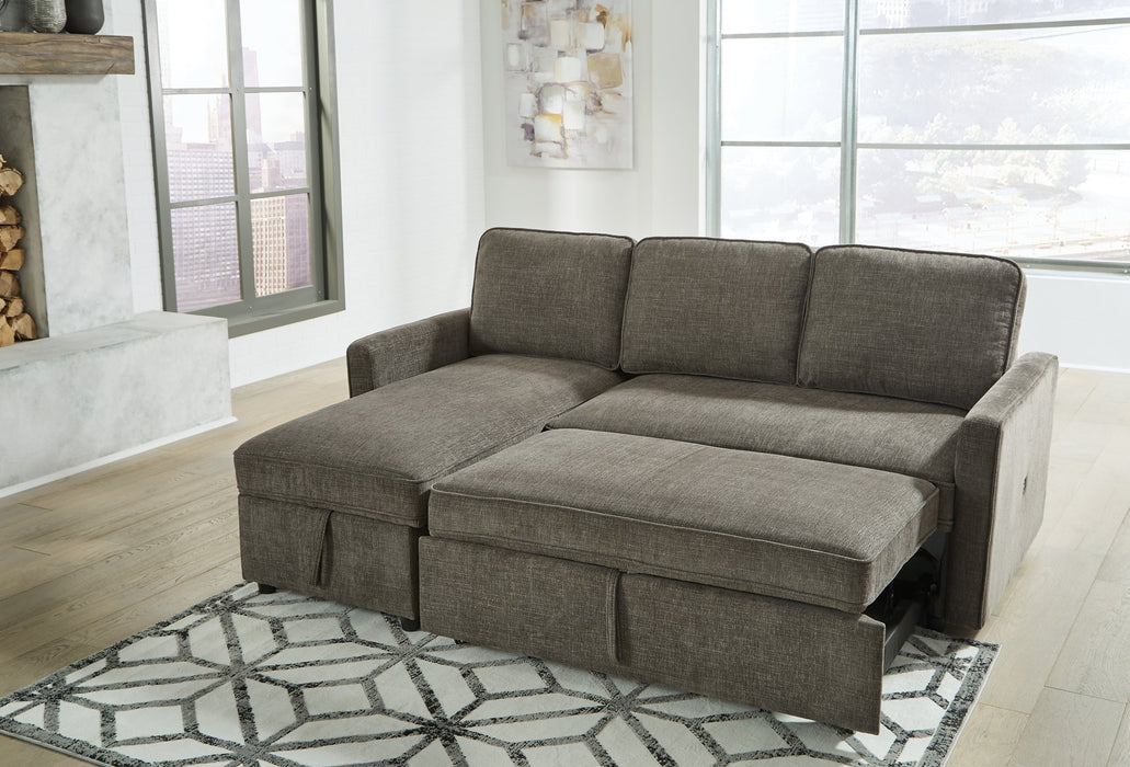 Kerle 2-Piece Sectional with Pop Up Bed - World Furniture Gallery (Newark, CA)