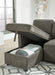 Kerle 2-Piece Sectional with Pop Up Bed - World Furniture Gallery (Newark, CA)