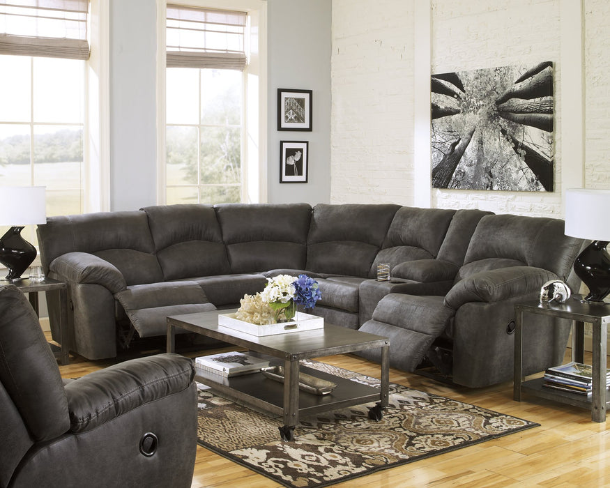 Tambo 2-Piece Reclining Sectional - World Furniture Gallery (Newark, CA)