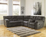 Tambo 2-Piece Reclining Sectional - World Furniture Gallery (Newark, CA)