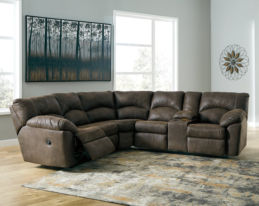 Tambo 2-Piece Reclining Sectional - World Furniture Gallery (Newark, CA)