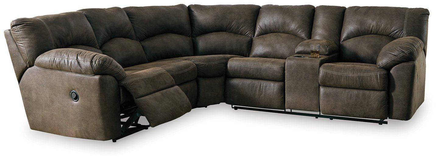 Tambo 2-Piece Reclining Sectional - World Furniture Gallery (Newark, CA)