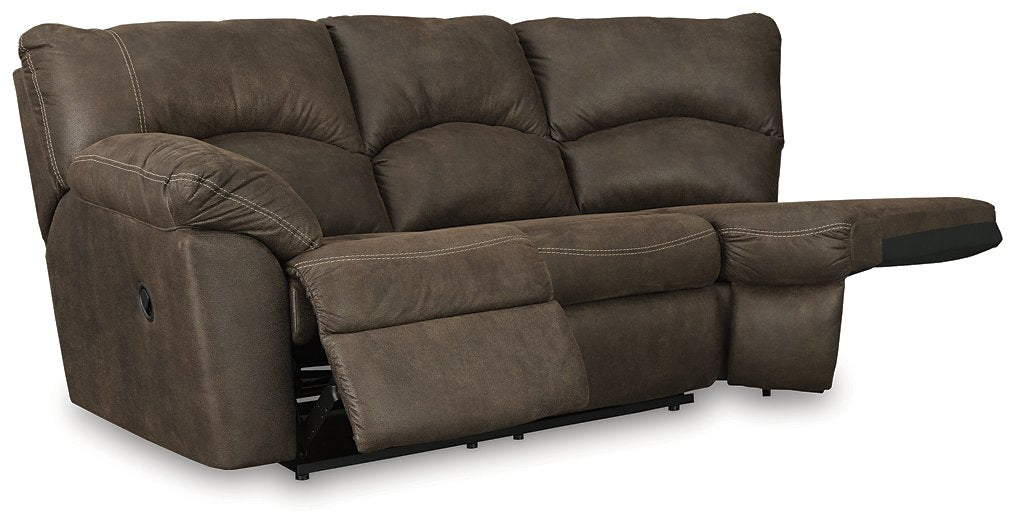 Tambo 2-Piece Reclining Sectional - World Furniture Gallery (Newark, CA)