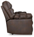 Derwin Reclining Sofa with Drop Down Table - World Furniture Gallery (Newark, CA)