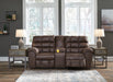 Derwin Reclining Loveseat with Console - World Furniture Gallery (Newark, CA)