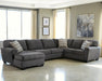 Ambee 3-Piece Sectional with Chaise - World Furniture Gallery (Newark, CA)