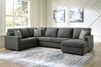 Edenfield 3-Piece Sectional with Chaise - World Furniture Gallery (Newark, CA)